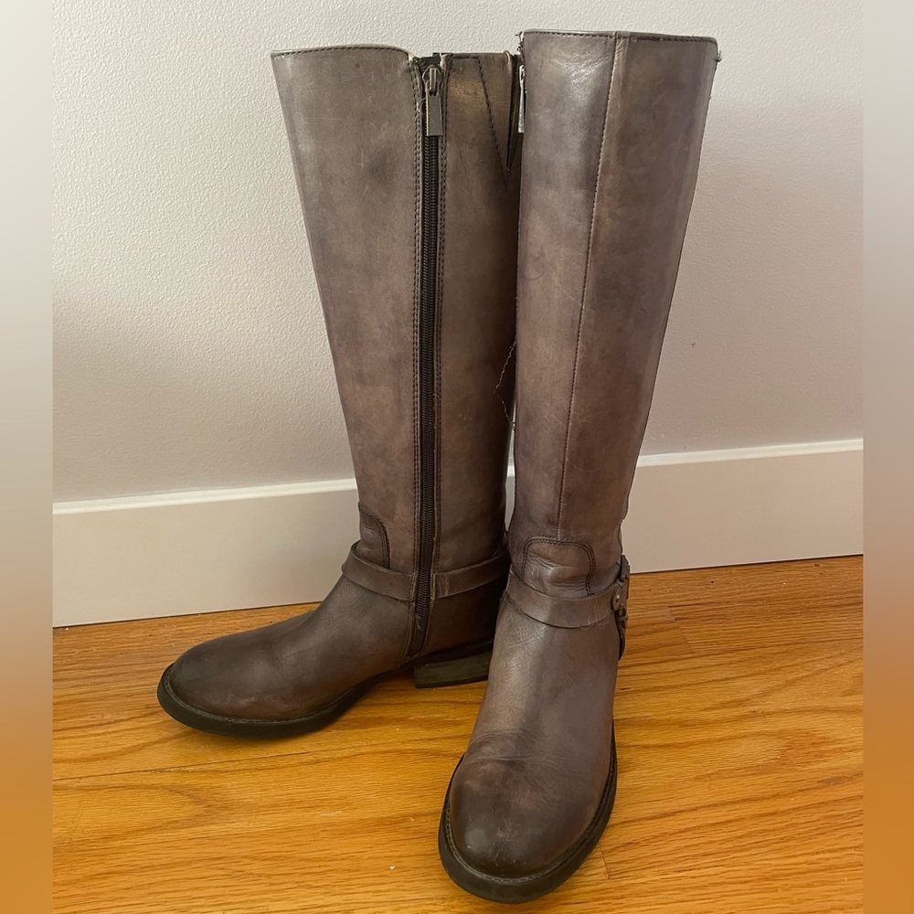 Vince Camuto Gray Riding Boots size 7